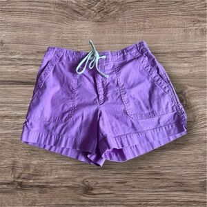 Loft shorts - utility shorts in twill - elastic drawstring waist, pockets